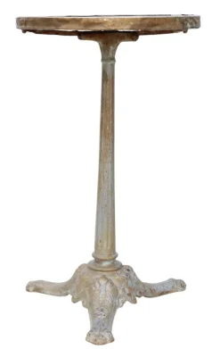 Pamono 19th Century Marble, Brass & Cast Iron Bistro Table, 1890s Hot