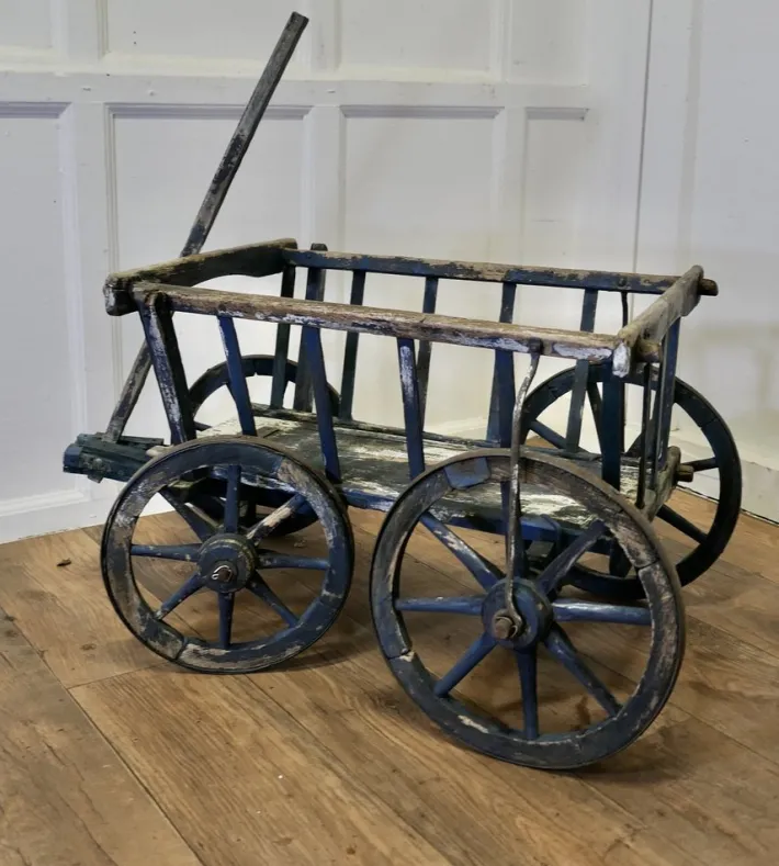 Pamono 19th Century Market Garden Hand Cart, 1890s Sale