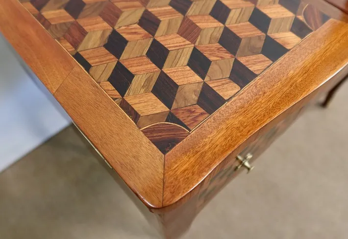 Pamono 18th Century Marquetry Dressing Table in Wood Online