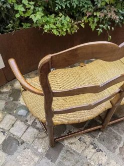 Pamono 19th Century Provencal 3-Seater Sofa in Walnut