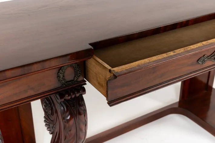 Pamono 19th Century Regency English Mahogany Serving Table Clearance