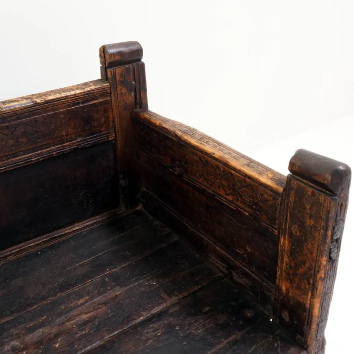 Pamono 18th Century Spanish Wooden Bench Hot