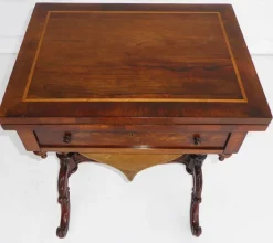 Pamono 19th Century Victorian English Rosewood Games Table Discount