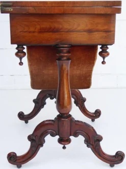 Pamono 19th Century Victorian English Rosewood Games Table Discount