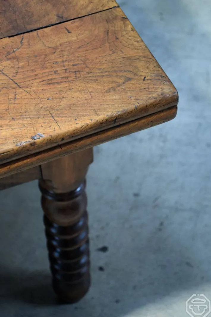 Pamono 20th Century Wooden Passementier Table with Drawer, France, Lyon, 1880 Sale