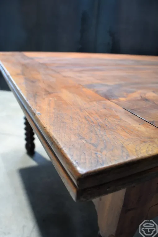 Pamono 20th Century Wooden Passementier Table with Drawer, France, Lyon, 1880 Sale