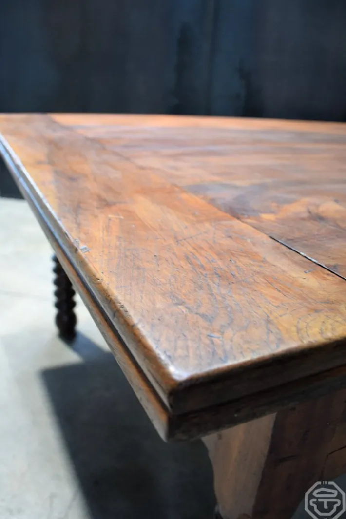 Pamono 20th Century Wooden Passementier Table with Drawer, France, Lyon, 1880 Sale