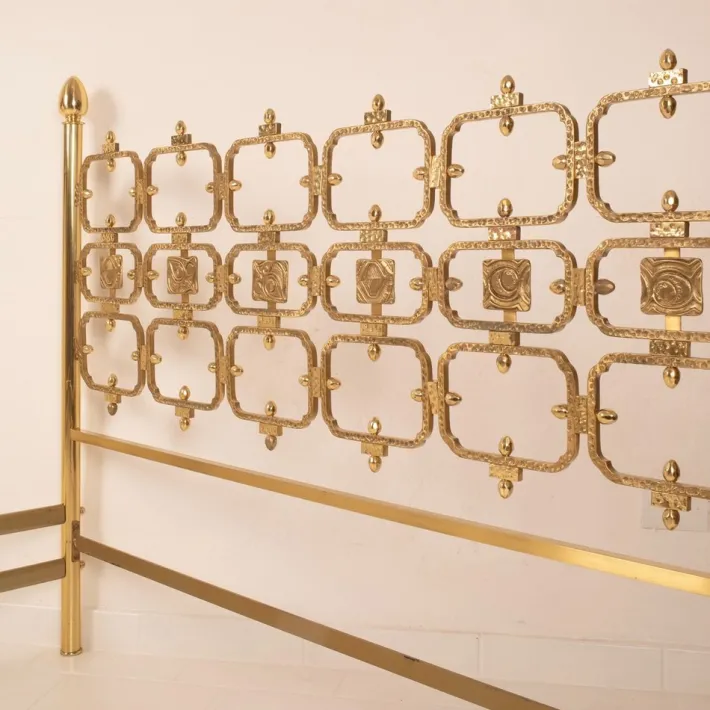 Pamono Thailandia Bed by Chansky, Shelba and Luciano Frigerio for Frigerio Di Desio, 1960s Clearance