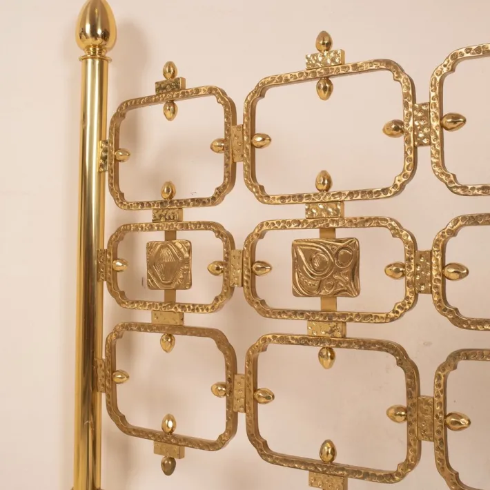 Pamono Thailandia Bed by Chansky, Shelba and Luciano Frigerio for Frigerio Di Desio, 1960s Clearance