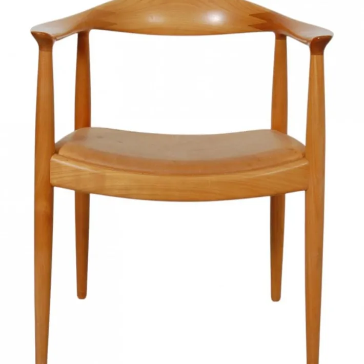 Pamono The Chair in Cherry Wood by Hans Wegner, 1990s Best