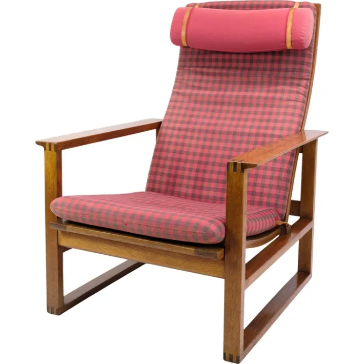 Pamono The Sled Chair in Oiled Oak by Børge Mogensen, 1960s Hot