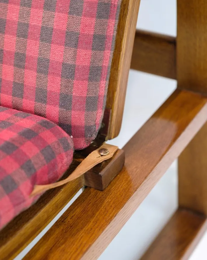 Pamono The Sled Chair in Oiled Oak by Børge Mogensen, 1960s Hot
