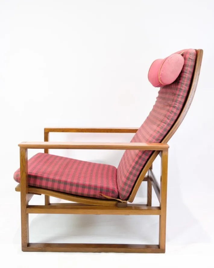 Pamono The Sled Chair in Oiled Oak by Børge Mogensen, 1960s Hot