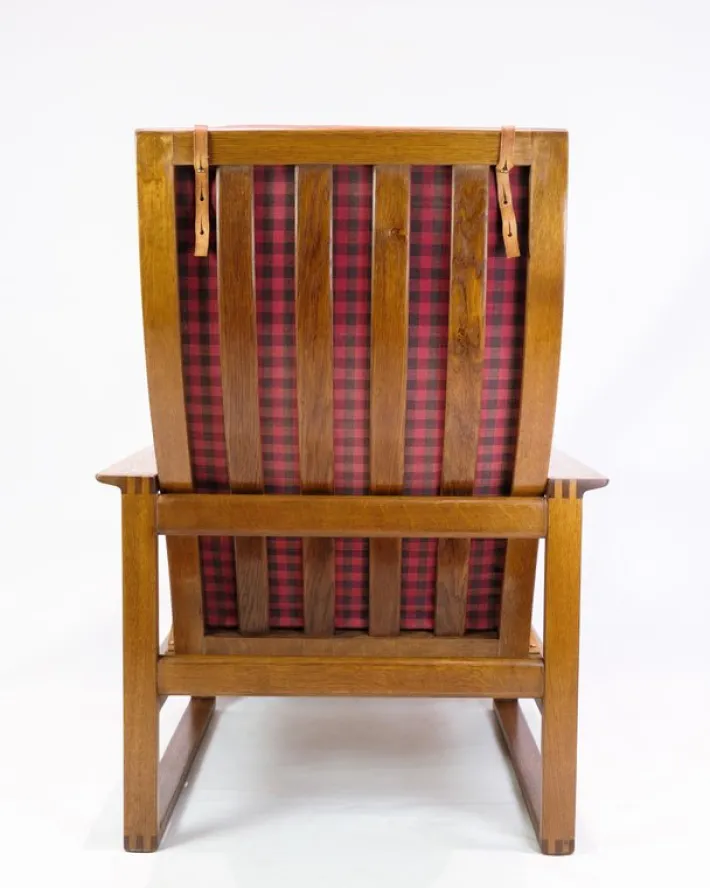 Pamono The Sled Chair in Oiled Oak by Børge Mogensen, 1960s Hot