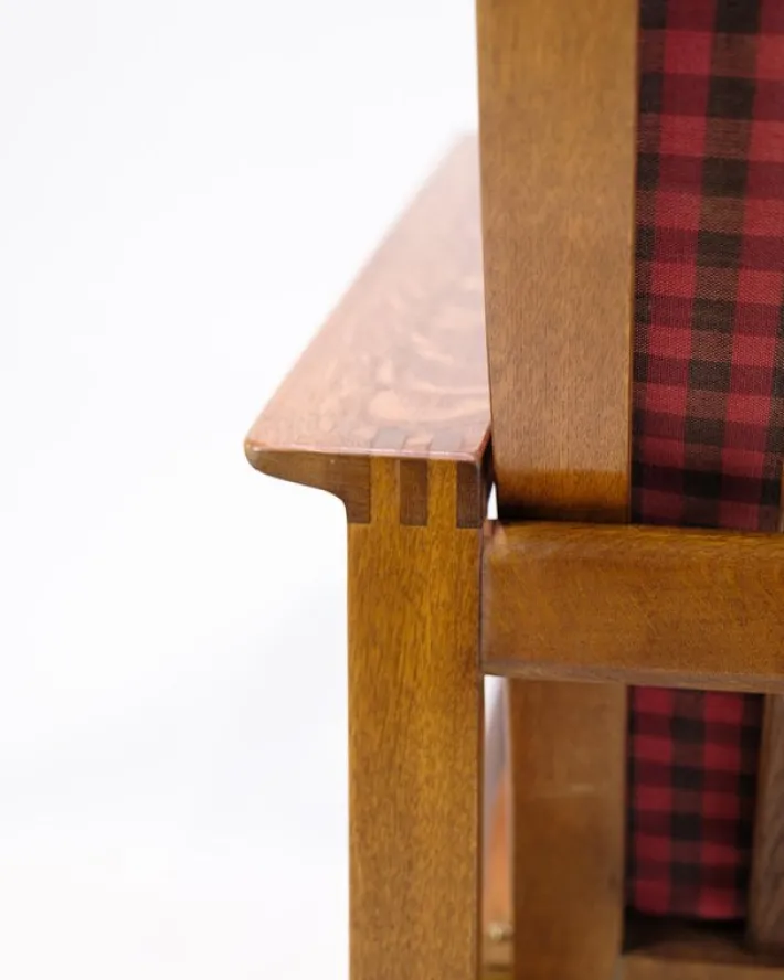 Pamono The Sled Chair in Oiled Oak by Børge Mogensen, 1960s Hot