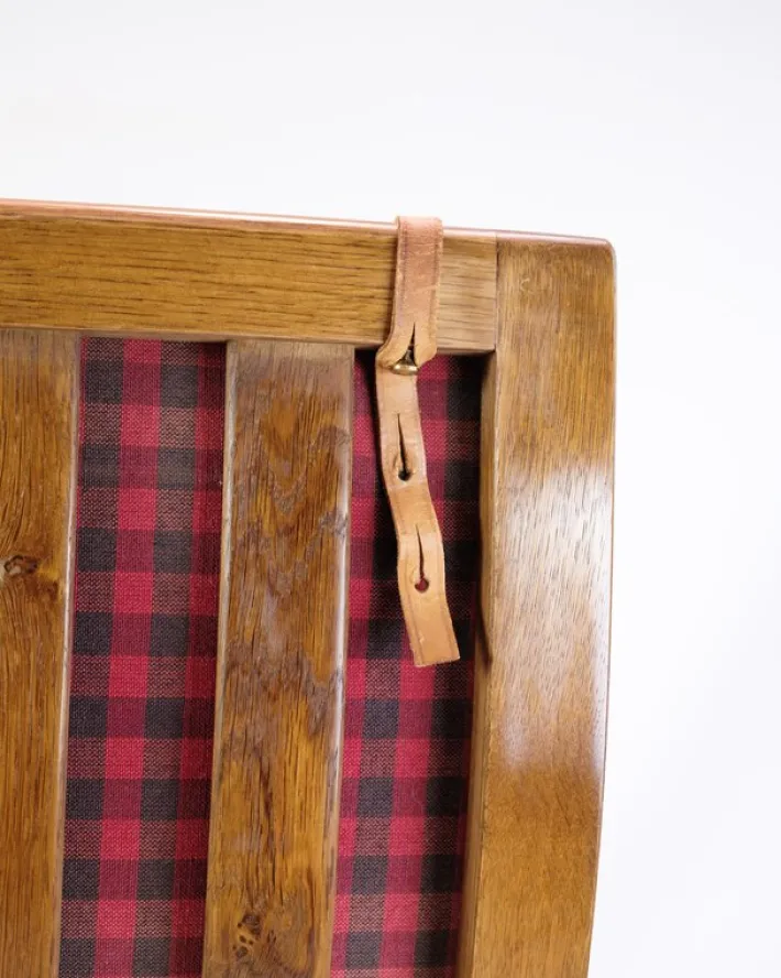 Pamono The Sled Chair in Oiled Oak by Børge Mogensen, 1960s Hot