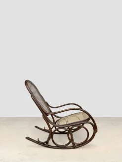 Pamono Thonet Rocking Armchair by Michael Thonet for Thonet Hot