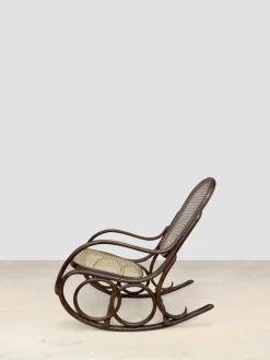 Pamono Thonet Rocking Armchair by Michael Thonet for Thonet Hot
