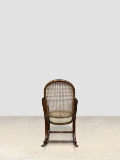 Pamono Thonet Rocking Armchair by Michael Thonet for Thonet Hot