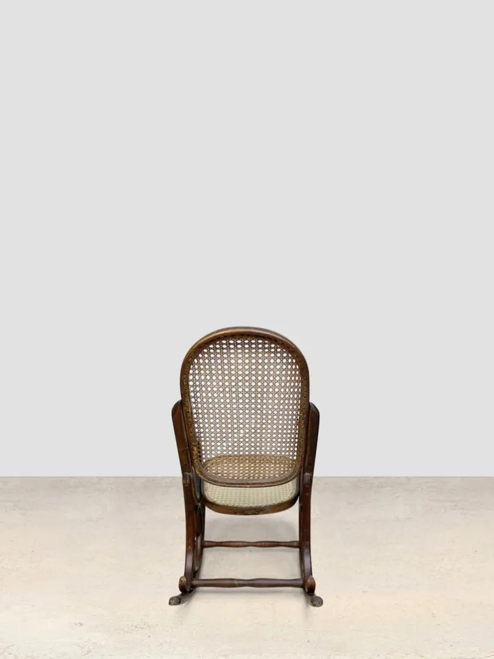 Pamono Thonet Rocking Armchair by Michael Thonet for Thonet Hot