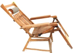 Pamono Thonet Siesta Medical Deck Chair by Hans and Wassili Luckhardt for Gebrüder Thonet, 1938 New