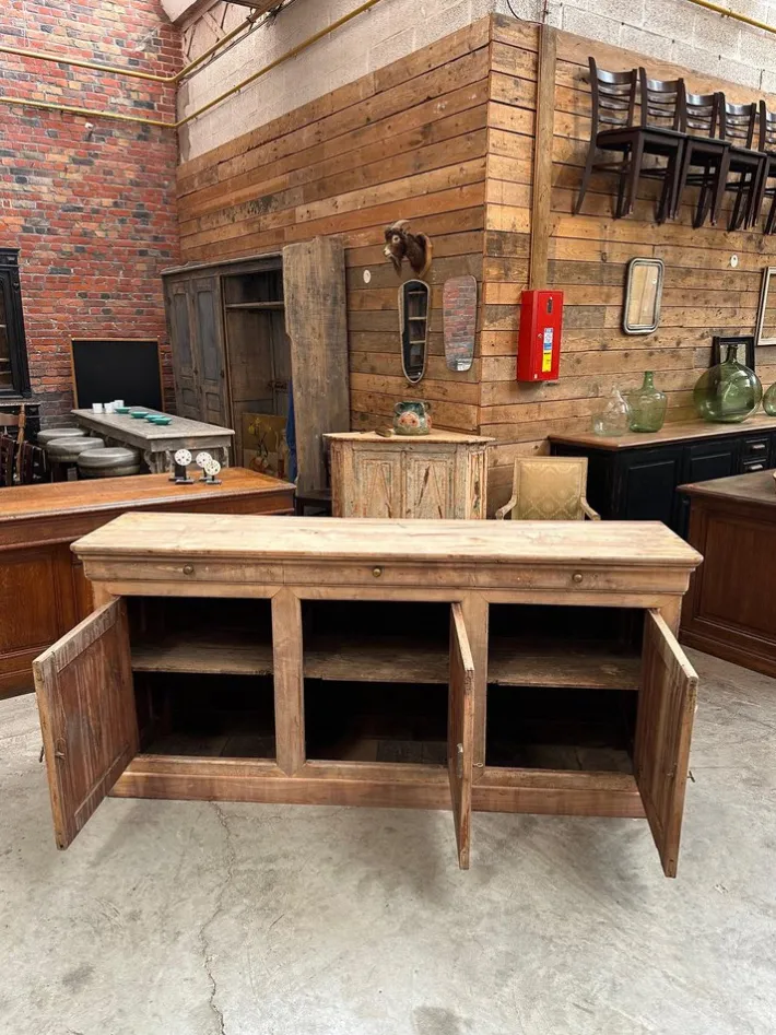 Pamono Three-Door Sideboard in Cherry Wood New