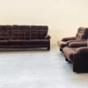 Pamono Three-Seater Sofa and Lounge Chairs by Tobia & Afra Scarpa for B&B Italia, 1970, Set of 3