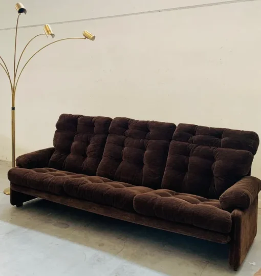 Pamono Three-Seater Sofa and Lounge Chairs by Tobia & Afra Scarpa for B&B Italia, 1970, Set of 3