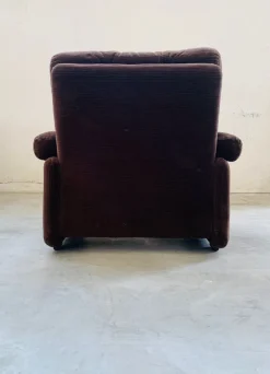 Pamono Three-Seater Sofa and Lounge Chairs by Tobia & Afra Scarpa for B&B Italia, 1970, Set of 3