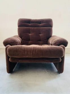 Pamono Three-Seater Sofa and Lounge Chairs by Tobia & Afra Scarpa for B&B Italia, 1970, Set of 3