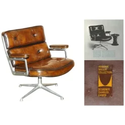 Pamono Time Life Lobby Swivel Armchair by Charles and Ray Eames for Herman Miller, 1960s