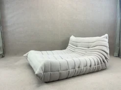 Pamono Togo Chaise Lounge in Grey Fabric by Michel Ducaroy for Ligne Roset Discount