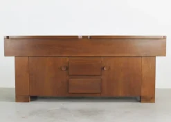 Pamono Torbecchia Sideboard in Walnut by Giovanni Michelucci for Poltronova, 1964 Sale