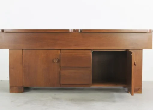 Pamono Torbecchia Sideboard in Walnut by Giovanni Michelucci for Poltronova, 1964 Sale