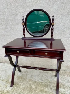 Pamono Traditional Style Wood Dressing Table with Two Drawers, 1960s Discount