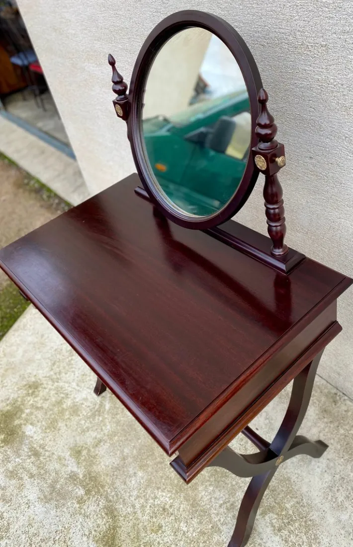 Pamono Traditional Style Wood Dressing Table with Two Drawers, 1960s Discount