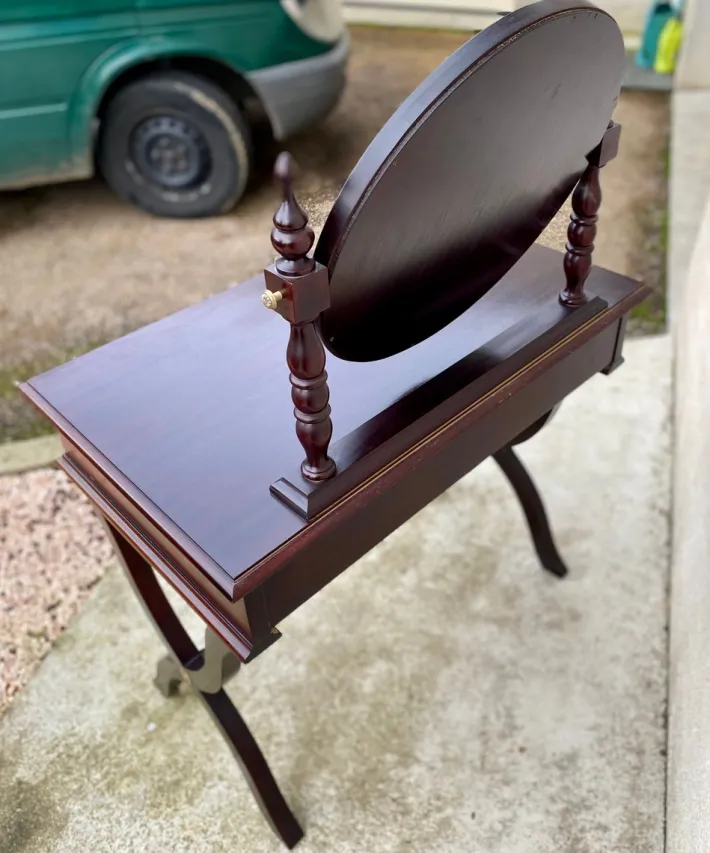 Pamono Traditional Style Wood Dressing Table with Two Drawers, 1960s Discount