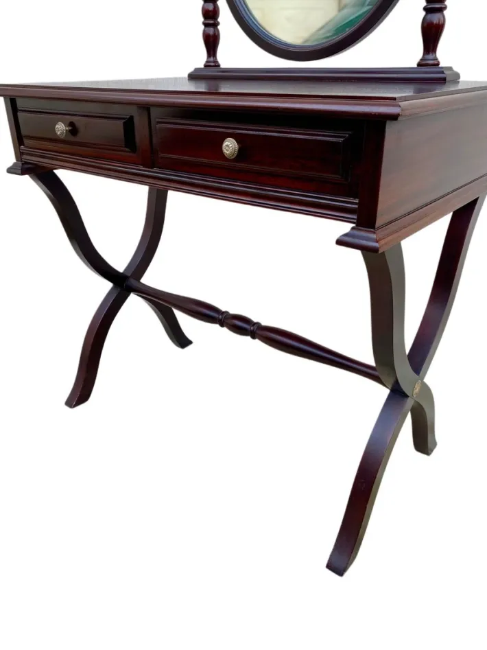 Pamono Traditional Style Wood Dressing Table with Two Drawers, 1960s Discount