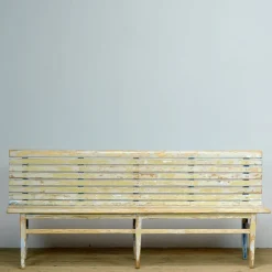 Pamono Train Station Waiting Bench, 1940s Best