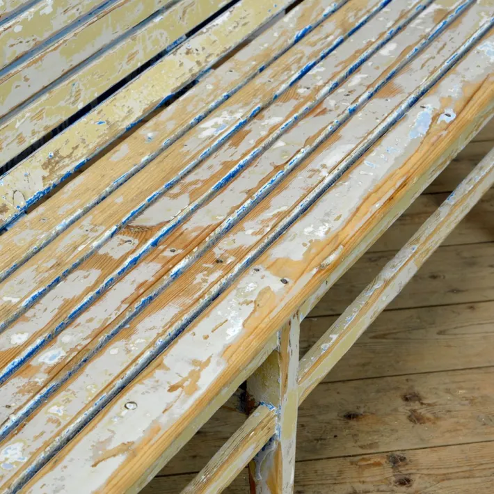 Pamono Train Station Waiting Bench, 1940s Best