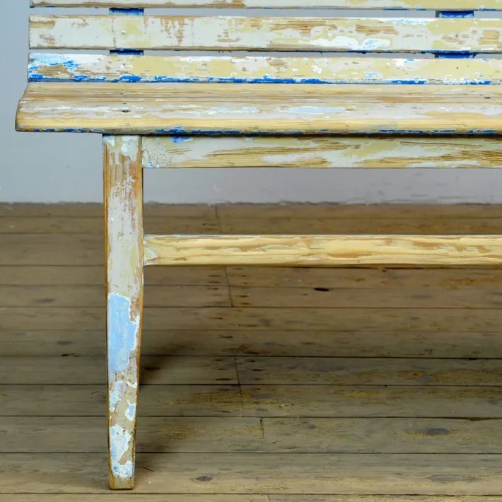 Pamono Train Station Waiting Bench, 1940s Best