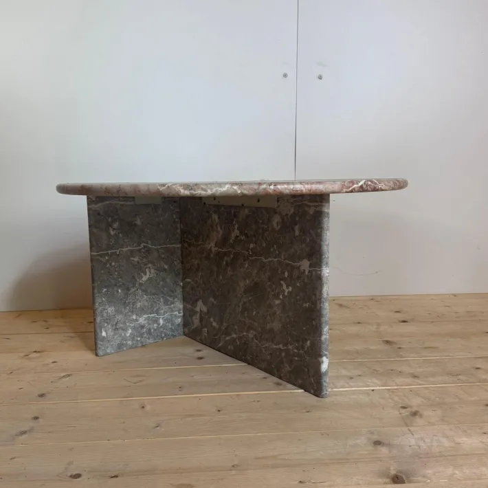 Pamono Travertine Coffee Table, Denmark, 1960s Best
