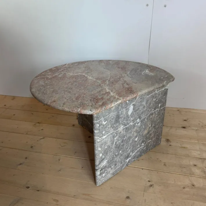 Pamono Travertine Coffee Table, Denmark, 1960s Best