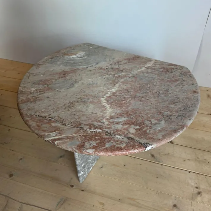 Pamono Travertine Coffee Table, Denmark, 1960s Best