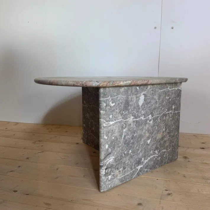Pamono Travertine Coffee Table, Denmark, 1960s Best
