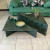 Pamono Triangle Marble Coffee Table in Real Marble by Andrea Grasso, Set of 2 New