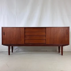 Pamono Trio Teak Sideboard by Nils Jonsson for Troeds, 1960s Sale