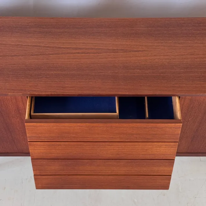 Pamono Trio Teak Sideboard by Nils Jonsson for Troeds, 1960s Sale