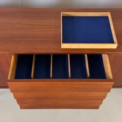 Pamono Trio Teak Sideboard by Nils Jonsson for Troeds, 1960s Sale