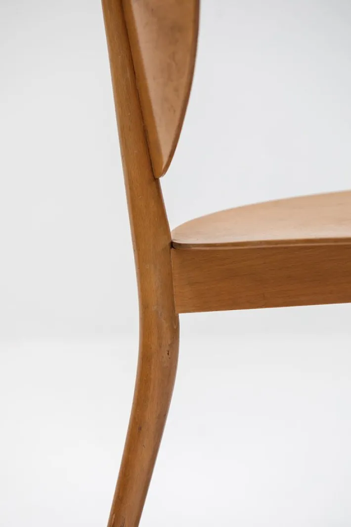 Pamono Tripod Chair by Max Bill for Wohnbedarf, 1949 Clearance
